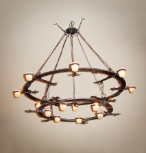 Wrought Iron-Chandelier