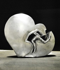 Broken Heart Sculpture
