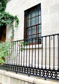 Wrought iron window grill
