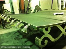 Stainless Steel Bench-process